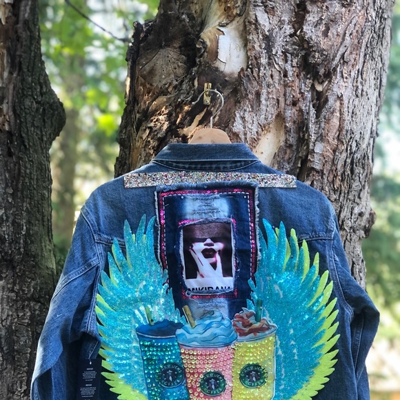 Denim jacket Size L - Picture 2 of 3